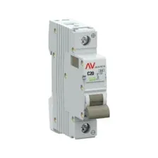 Выключатель автоматический EKF Averes AV-6 1P 20A (C) 6kA