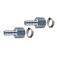 Переходник FUBAG 1/4 F - елочка 6мм с обжимным кольцом (2 шт.) / арт: 180440 B