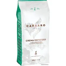 Кофе Carraro Crema Espresso в зернах 1000 г