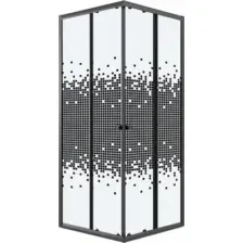 Душевой уголок Niagara Eco NG-1010-14QBLACK 100x100x190 (черный/стекло мозаика)