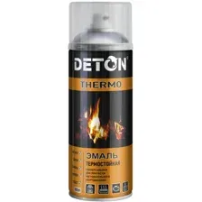 DETON - Эмаль термостойкая - Серебристая, 520мл / DTN-A70667