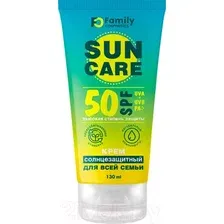 Крем солнцезащитный Family Cosmetics Для всей семьи SPF 50+  (130мл)