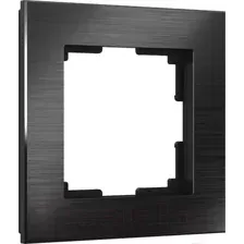 Рамка для выключателей и розеток Werkel W0011708 / a050949 (черный алюминий)