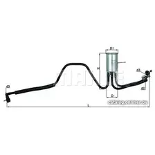 Топливный фильтр Mahle Knecht KL544