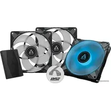 Комплект вентиляторов для корпуса с контроллером Arctic P14 PWM PST RGB 3шт + RGB Controller ACFAN00256A