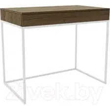 Консольный столик Hype Mebel Авелин 90x40 (белый/дуб галифакс олово)