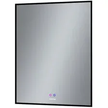 Grossman Зеркало Pragma-норма Black LED 1860802 (с сенсорным выключателем и подогревом)