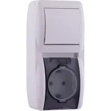 Розетка Lezard Nata 710-0200-172 (белый)
