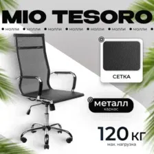 Кресло офисное Mio Tesoro Молли AF-C3006 (черный сетка)