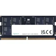 Оперативная память Apacer 16ГБ DDR5 SODIMM 5600 МГц AS16GHB56CVBBGH
