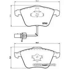 Тормозные колодки Brembo P85084