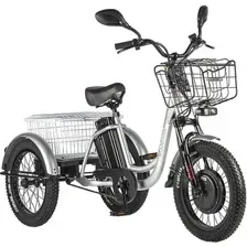 Электровелосипед Eltreco Porter Fat 500 (серебристый)