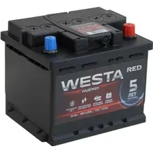 Автомобильный аккумулятор Westa 6СТ-50 VLR Euro низкий (50 Ач)