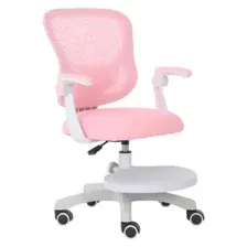 Кресло для сидения с регулировкой высоты Calviano Comfy розовое с подножкой