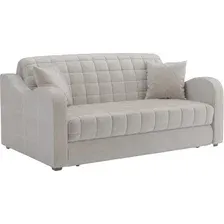 Диван Мебель-АРС Аккордеон Барон №4 НПБ 155x200 (бархат бежевый Star Velvet 6 Light Beige)