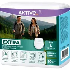 Трусы впитывающие для взрослых AKTIVOLIFE Extra L (10шт)