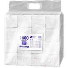 Бумажные салфетки Sipto Super Pack (1600л, белый)