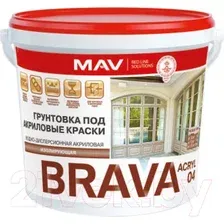 Грунтовка MAV Brava ВД-АК-04 (3л, белый)