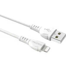 Кабель Borofone BX51 USB Type-A - Lightning (1 м, белый)