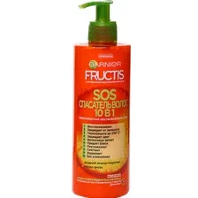 Крем-уход для волос Fructis 10в1, спасатель волос, 400 мл