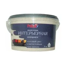 Краска Palizh Интерьерная моющаяся 3.7 кг (тирамису)