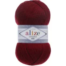 Пряжа для вязания Alize Lanagold 57 (800 м, бордовый)