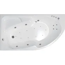 Ванна Triton София 170x95 L Люкс Flat (с гидромассажем)