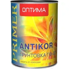 Грунтовка Оптима ГФ-021 универсальная (1кг, красно-коричневый)