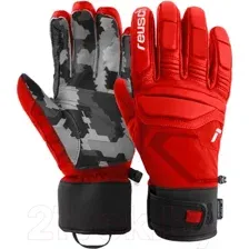 Перчатки лыжные Reusch Marco Odermatt Fire / 6201111-3366 (р-р 10, Red/Grey Camo)