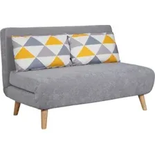 Диван DiArt Элли 1100 (велюр, Otto Yellow/Sensey silver/ножки светлые)