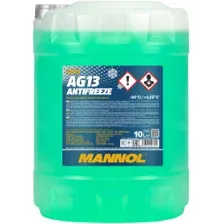 Антифриз Mannol AG13 -40C зеленый 10л.