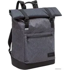 Городской рюкзак Grizzly RQL-315-1 (черный/серый)