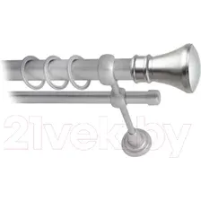Карниз для штор Lm Decor Люксор 101 2р гладкий 25/16мм (сатин, 3м)