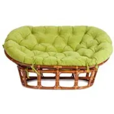 Диван садовый Tetchair Mamasan 23/02 W с подушкой (коньяк/олива)