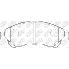 Тормозные колодки дисковые передняя ось NIBK PN1847