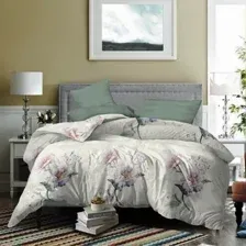 Комплект постельного белья Luxsonia Шагане Поплин 1.5сп 70x70 / Эф220 (на резинке)