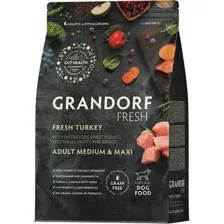 Сухой корм для собак Grandorf Adult Medium&Maxi Breeds Fresh Turkey&Sweet Potato (10кг)