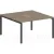 Комплект письменных столов Norden 160x143.8x75 / SG.246.OD.63.AN (антрацит/дуб темный)