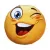  Matex Emoji. Подмигивание 26-884 (желтый/черный)