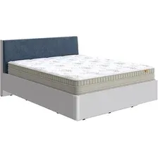 Кровать PROxSON Voyage 160x190 (белый жемчуг/Sohu джинс)