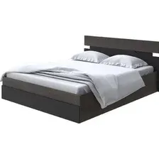Кровать PROxSON Milton с ПМ 120x200 (дуб кантербери/черный)
