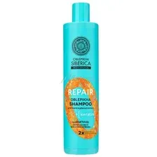 Шампунь  NATURA SIBERICA Oblepikha Siberica Professional Кератиновое восстановление для повреждённых волос, 400 мл