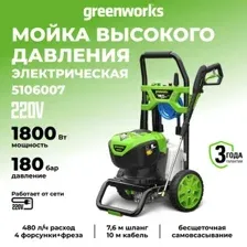 Мойка высокого давления GREENWORKS GDPW-Semi-P15