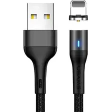 Кабель Usams U32 USB2.0 AM - Lightning / SJ352USB01 (1м, черный)