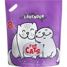 Наполнитель для туалета For Cats Силикагелевый с ароматом лаванды / TUZ035 (8л/3.1кг)