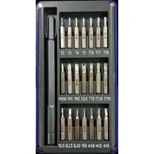 Набор отвертка с битами Workpro WP200511 (21пр)