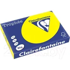 Бумага Trophee A4 80г/м 100л / 4117C (ярко-желтый)