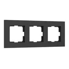 Рамка для выключателей и розеток Werkel W0032908 (черный матовый)