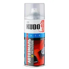 Автомобильная краска Kudo 1K эмаль автомобильная ремонтная металлик KU-41690 (520 мл, Снежная королева 690)