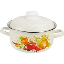 Кастрюля Лысьвенские эмали Итальянская кухня, С-1510 АП2/4Жм, 2 л